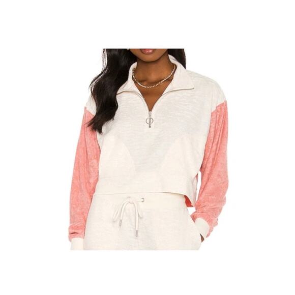 l*space Sweaters - L*Space Best Life Pullover – Size XSmall – Pink & White – NWT